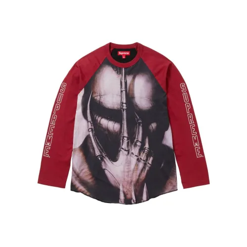 Supreme X H.R. GIGER FW23 Co Бренд Унисекс Футболка
