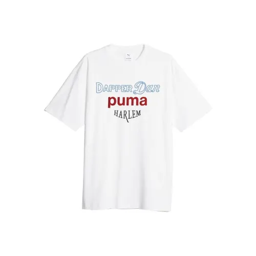 PUMA X DAPPER DAN Co Бренд Серия T Рубашка Мужская Белая