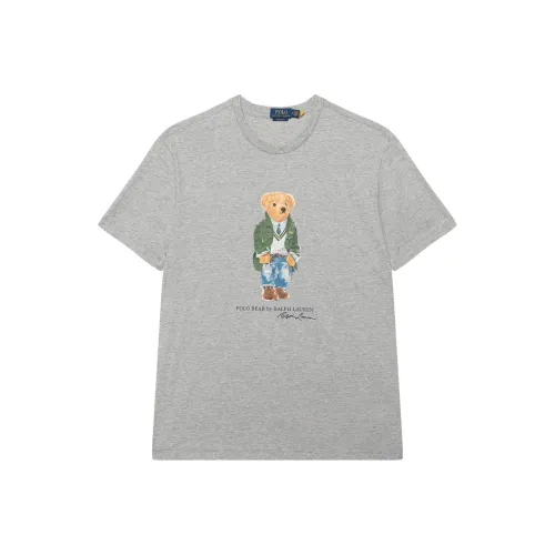 Polo Ralph Lauren SS24 T Рубашка Мужская Серого цвета