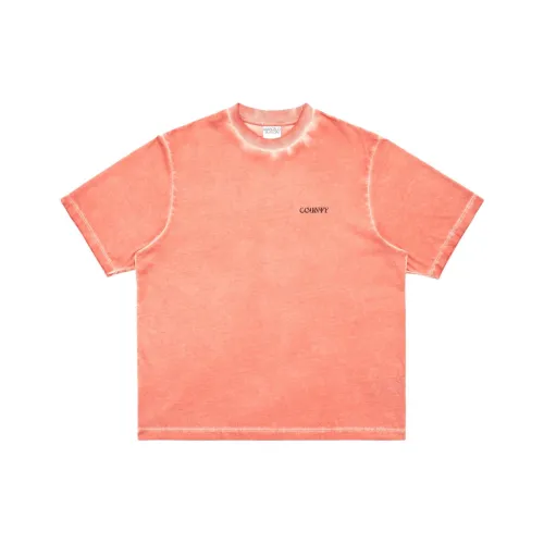 Marcelo Burlon COUNTY OF MILAN SS24 T Рубашка Мужская Кирпично-красная