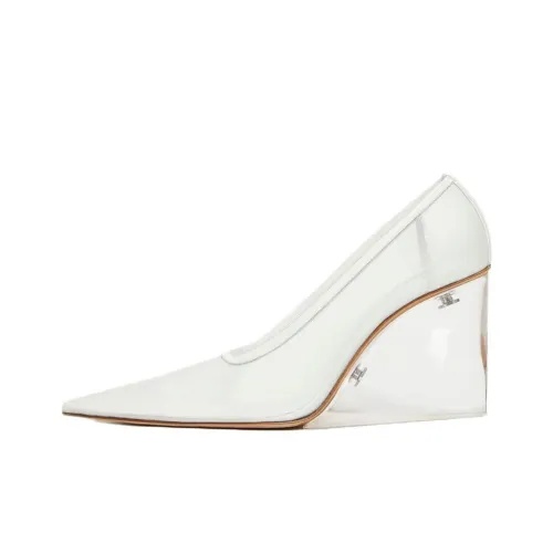 MaxMara RUNWAY Клиновидный каблук Высокие каблуки 9 см Женские Белые