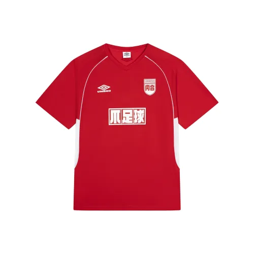 Umbro Вишнево-красный Унисекс Футболка