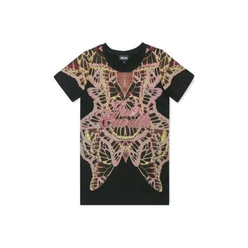 Just Cavalli T-Shirt Мужской Черный
