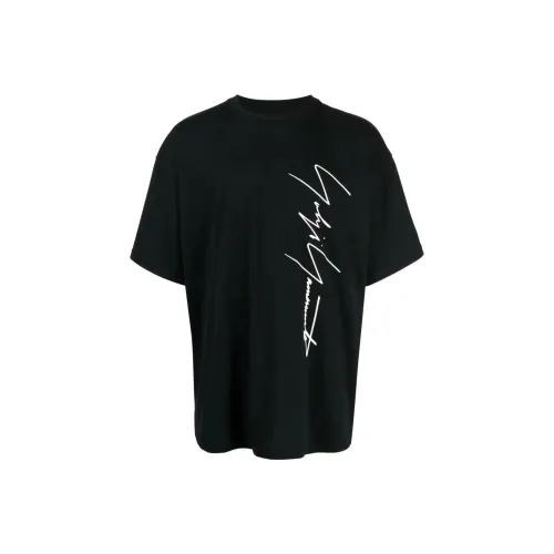 Yohji Yamamoto X New Era Yohji Yamamoto X New Era 2022 SS23 T-Shirt Unisex Black Йохи Ямамото X New Era Yohji Yamamoto X New Era 2022 SS23 Т-Рубашка Унисекс Черный