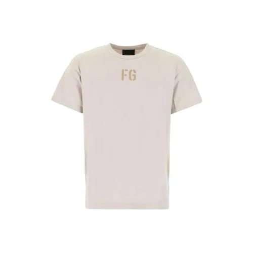 Fear of God Сливочный Мужской T-Рубашки