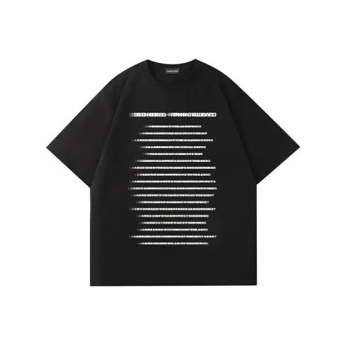 SANSYAS Черная унисекс футболка