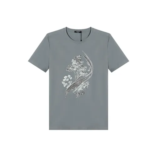 LIU·JO UOMO Серый Мужской T-Рубашки