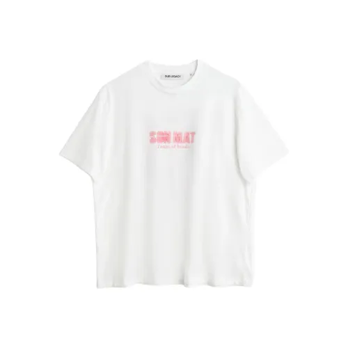 OUR LEGACY T-Shirt Унисекс Белый