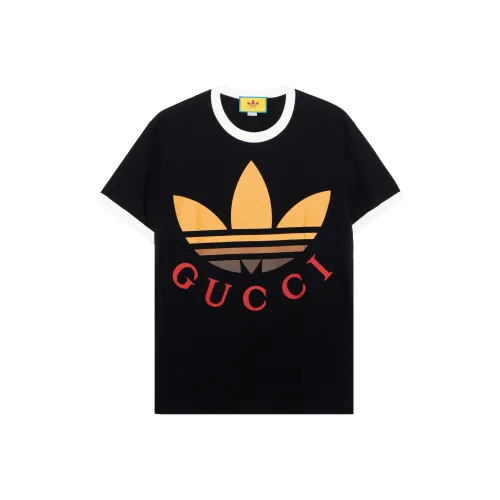 GUCCI X ADIDAS SS23 T-Shirt Мужской Черный
