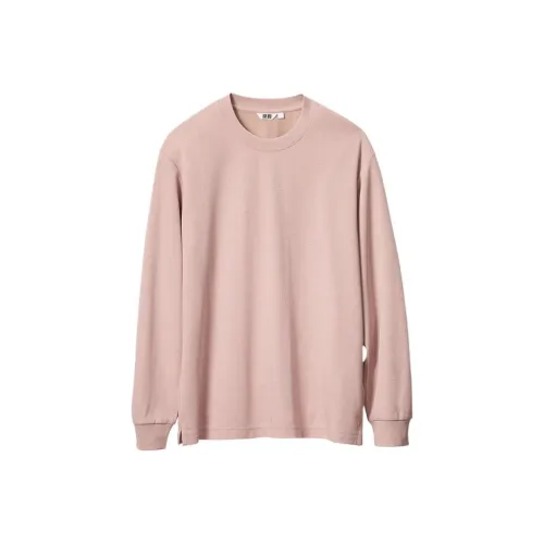 UNIQLO T-Shirt Мужской Персиково-Розовый