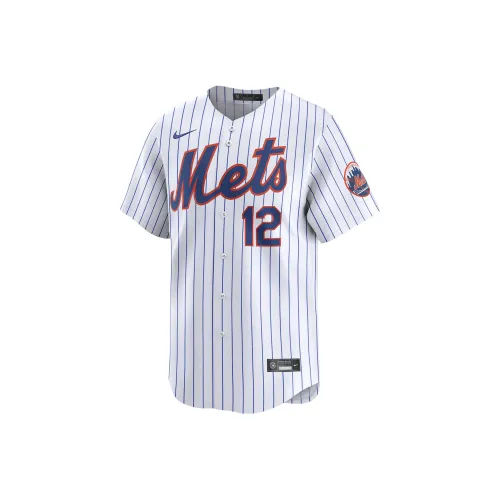 nike x MLB Francisco Lindor New York Mets T-Shirt Мужской Белый