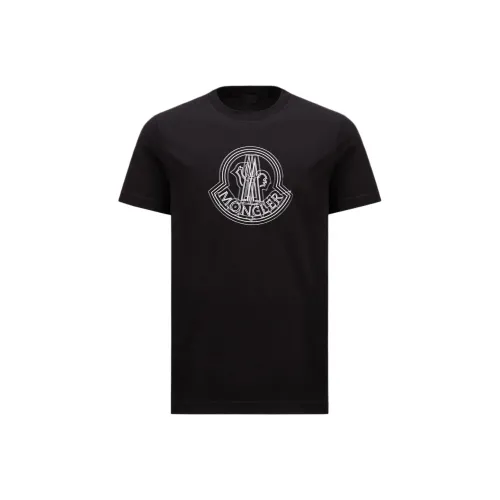 MONCLER Мужские черные T-рубашки
