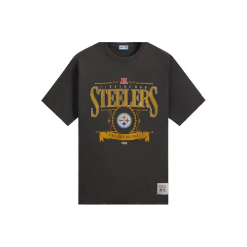 Kith X NFL FW23 Co Branded SERIES Черные Унисекс Футболки