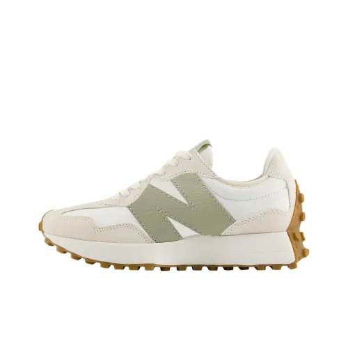 New Balance NB 327 Устойчивые к истиранию Низкие Кроссовки для бега Повседневные Женские Белые