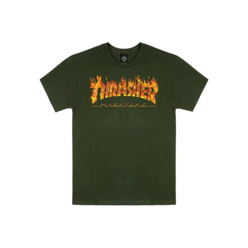 Thrasher T-Shirt Унисекс Лесной Зеленый