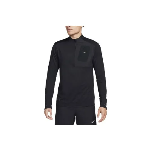 nike Бег Division Бег T-Shirt Мужской Черный