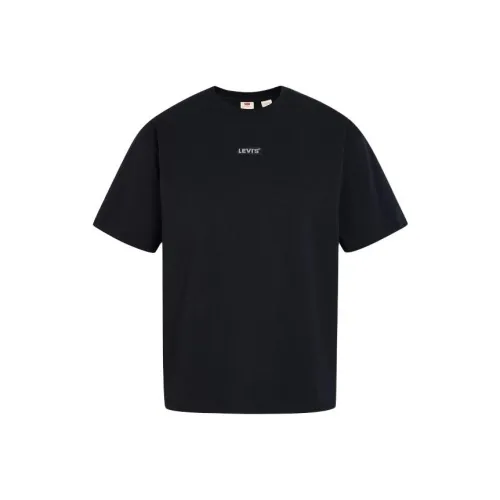 Levis Мужские Черные T-Рубашки