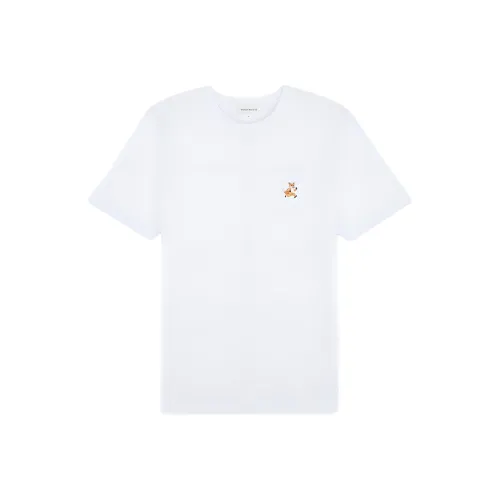 Maison Kitsune Белая Мужская T-Рубашка