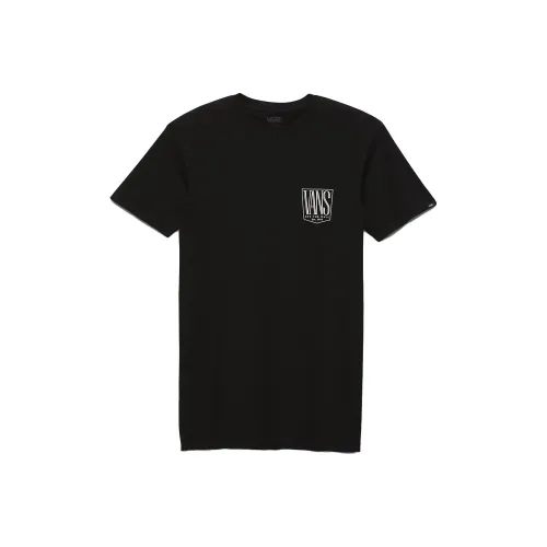 Vans ORIGINAL TALL TYPE SS T-Shirt Унисекс Черный