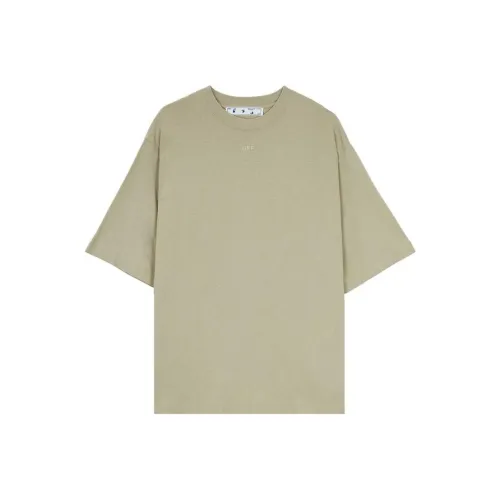 Off Белый Зеленый Мужская T-Рубашка