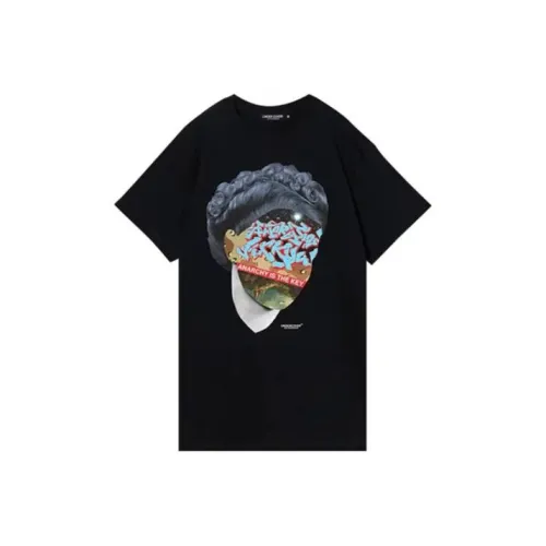 UNDERCOVER Черная унисекс футболка