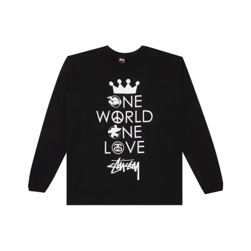 Stussy Черные Мужские T-Рубашки