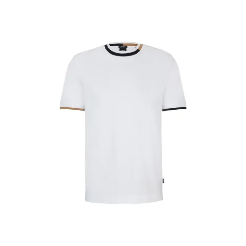 Hugo Boss Белые Мужские T-рубашки