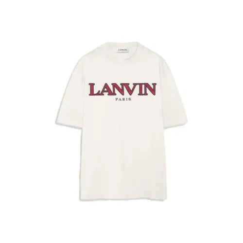 Lanvin Айвори Мужская T-Рубашка