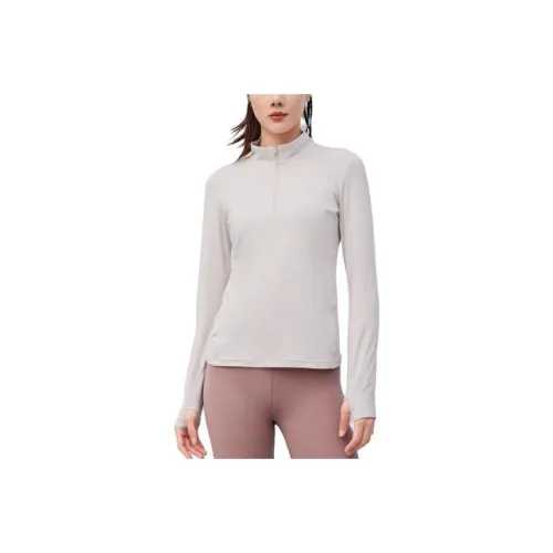 QIAODAN Белый персик Розовый Женские футболки