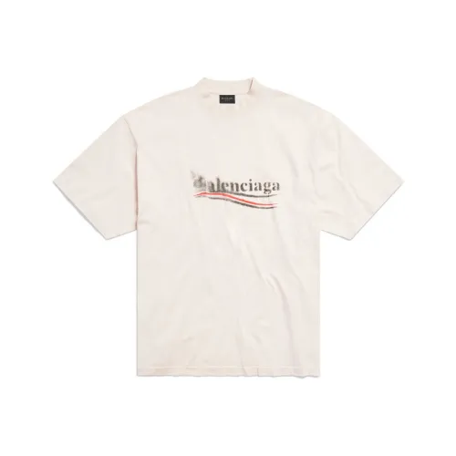 Balenciaga SS24 T-Shirt Regular Fit Unisex Gray White