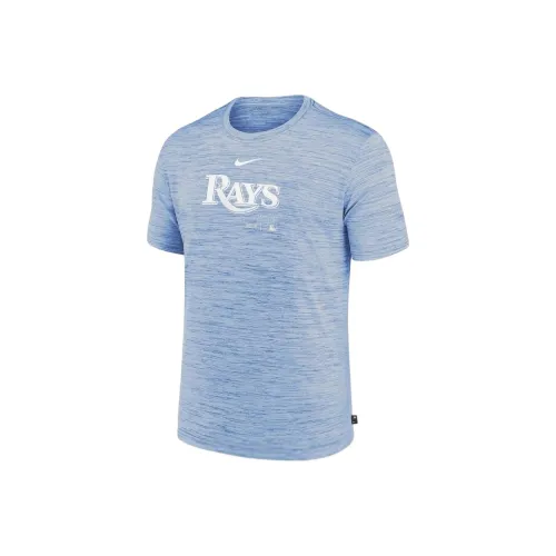 nike Tampa Bay Rays Аутентичная коллекция Practice Velocity T Рубашка Мужская Светло-синяя