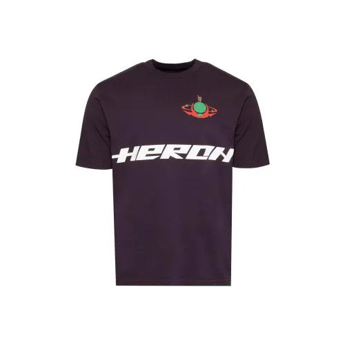 HERON PRESTON Фиолетовый Мужская T-Рубашка