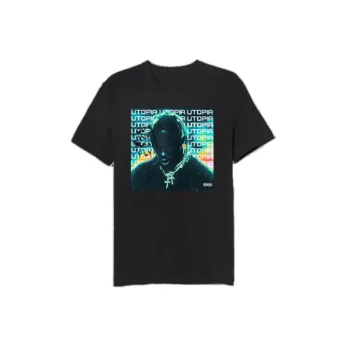 Travis Scott Черные Мужские T-Рубашки