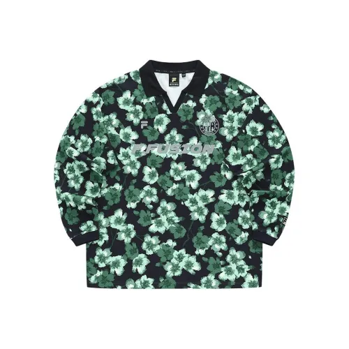 FILA FUSION FILA FUSION X BEAMS Co Бренд Серия T Рубашка Унисекс Зеленый