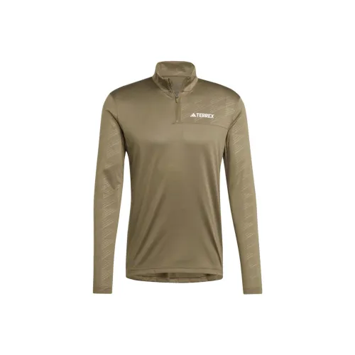 Adidas T-Shirt Мужская Оливково-Зеленая