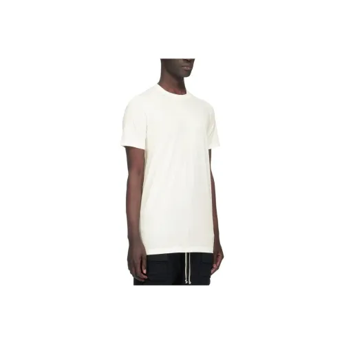 RICK OWENS совместный бренд Молоко Белый Мужская T-рубашка