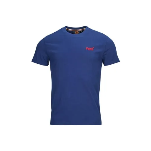 SUPERDRY Мужские синие футболки