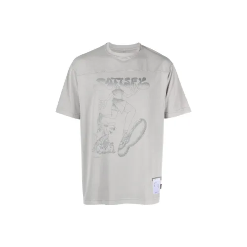 Satisfy co-branded money Серый Мужская T-рубашка