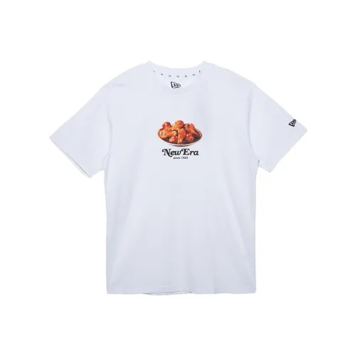 New Era Белый Унисекс Футболка