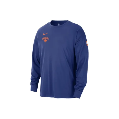 Nike New York Knicks Courtside T-Shirt New York Knicks Мужской Королевский Синий