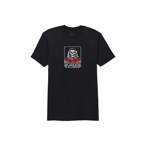 VANS Digi Skull Черная Мужская T-Рубашка