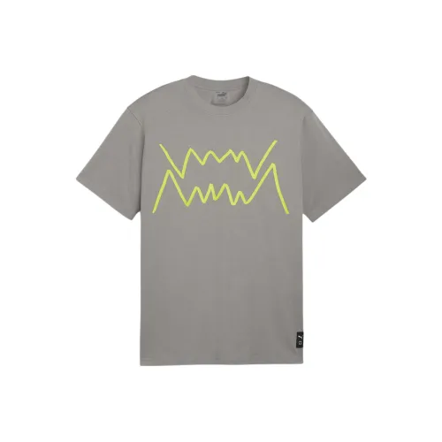 PUMA Jaws Core Мужская баскетбольная футболка T-Shirt Мужская Серый