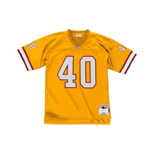 Mitchell Ness Orange Мужская T-Рубашка