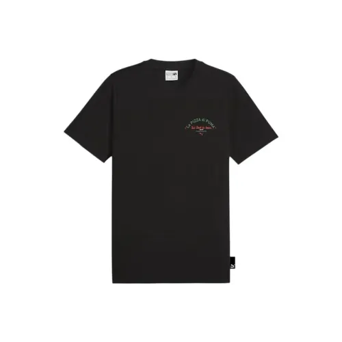 PUMA Mercedes Amg PETRONA Черная Мужская Футболка