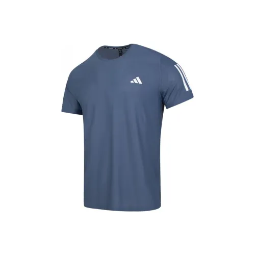 Adidas OWN THE RUN Бег Т-Рубашка Мужская Синяя