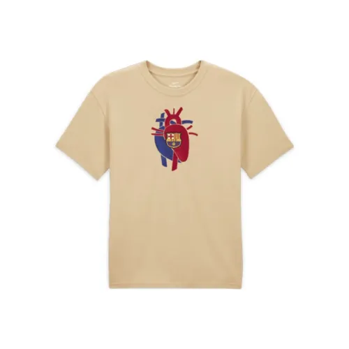 Nike X Patta совместный бренд X Barcelona Co бренд Хаки Мужские T-рубашки