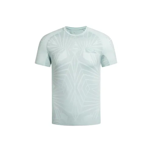 EMPORIO ARMANI EA7 SS24 T Рубашка Мужская Мятно-Зеленая