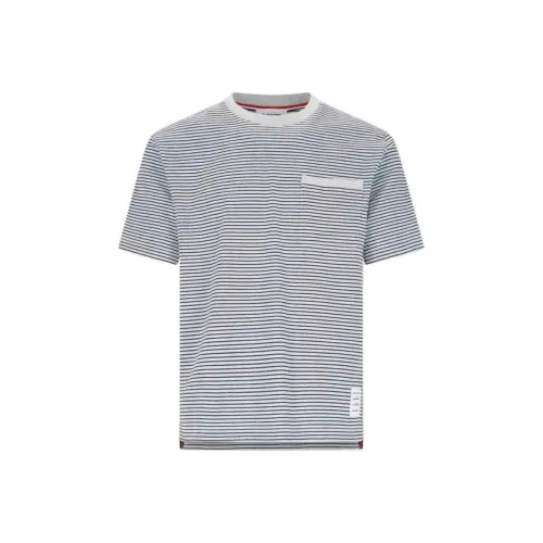 THOM BROWNE Синий Мужской T-Рубашки