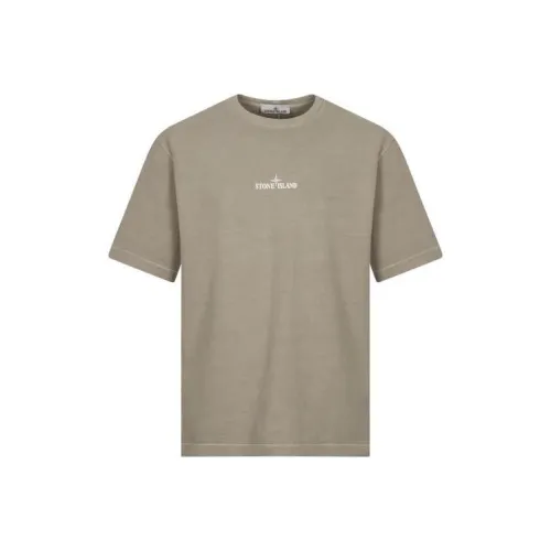 STONE ISLAND Рубашка Мужская Хаки