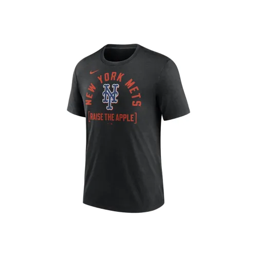 nike New York Mets Swing Big T Рубашка Мужская Черная